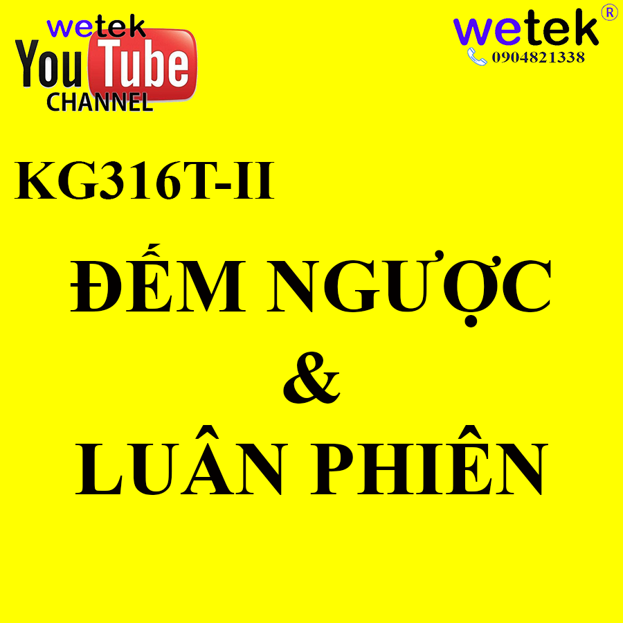 Timer KG316T-II: Bất ngờ với chức năng đếm ngược và luân phiên thời gian timer siêu rẻ của Wetek