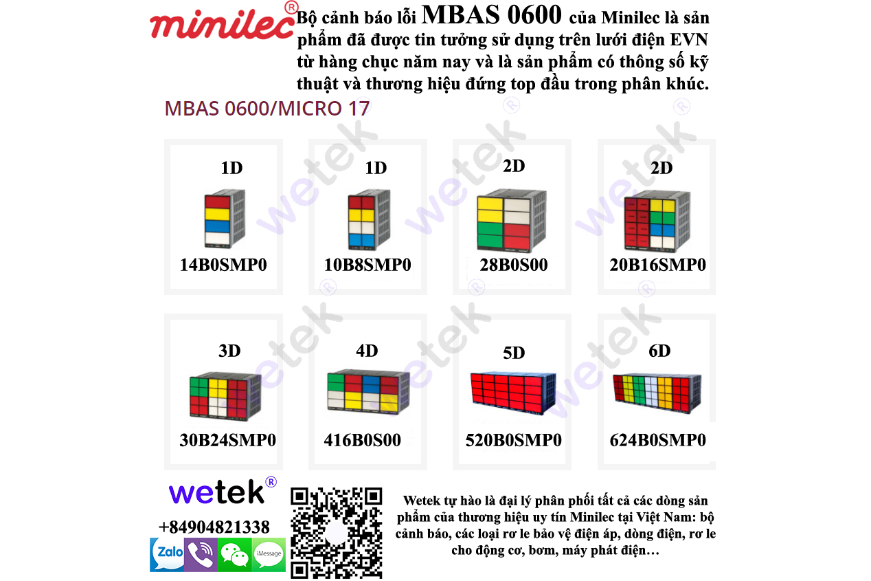Bộ cảnh báo sự cố Minilec MBAS 0600